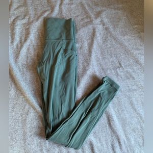 Athleta Green Leggings
